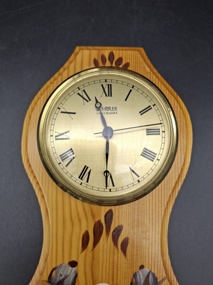 Miniature Swedish Mora Dala floor clock .