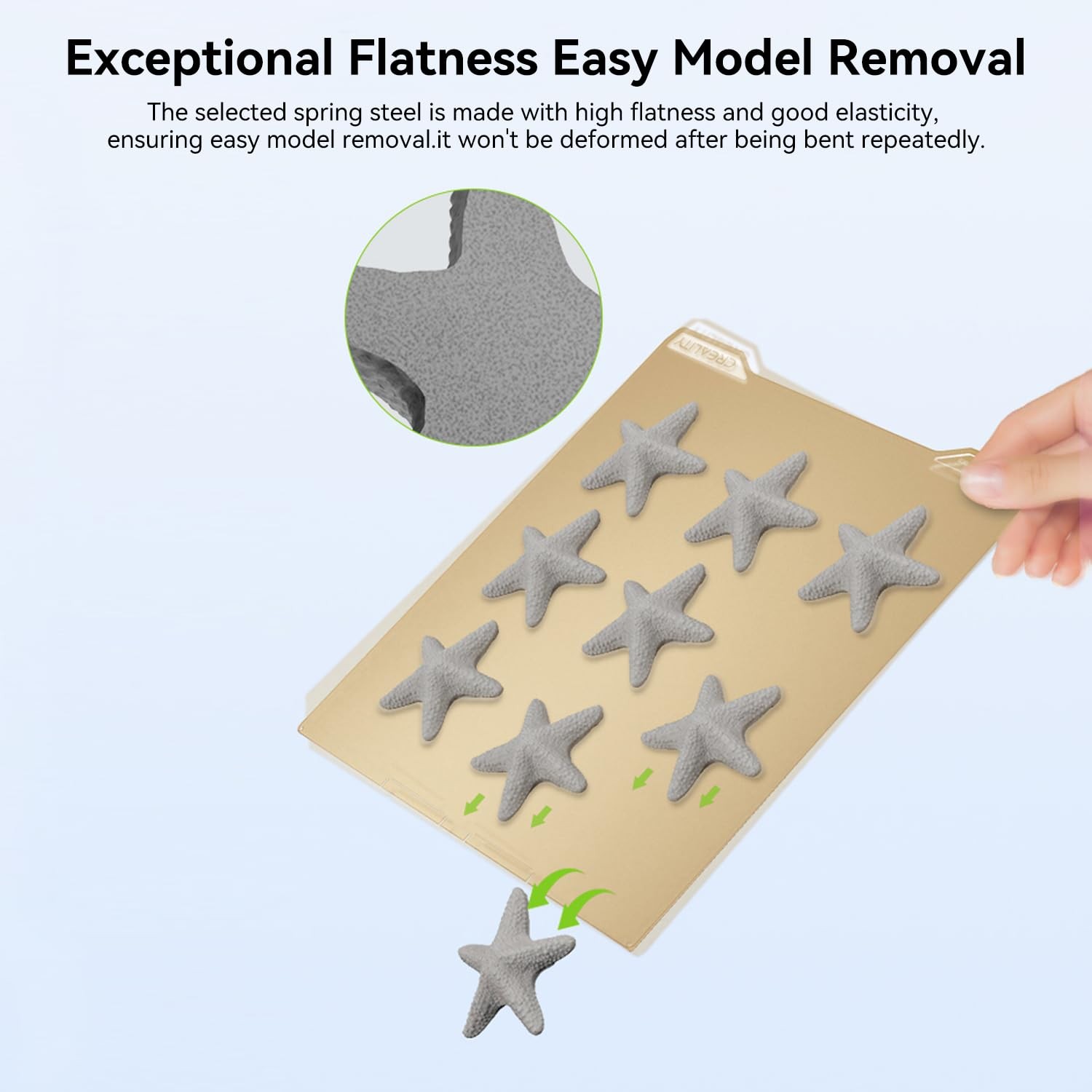 Creality K2 PEI Double Sided Frosted Build Plate Textured Plate 270x293mm for K2