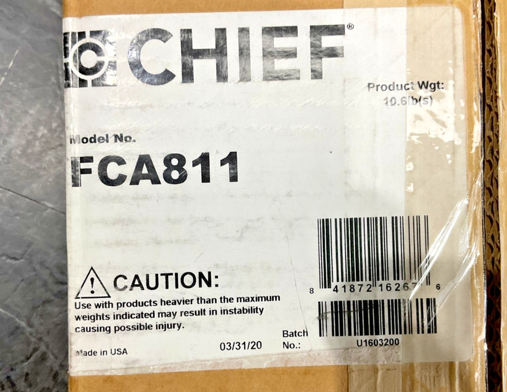 Chief Fusion Component Shelf FCA811 ✅❤️️✅❤️️ OPEN BOX!  ✅❤️️✅❤️️