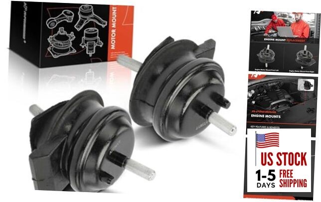 Front Left and Right Engine Motor Mount Kit Compatible with Lexus LS400 1990