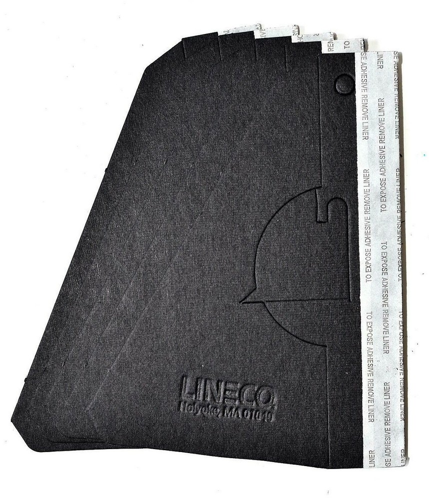 Lineco 5" Self Stick Easel Backs 6/Pkg Black Single Wing