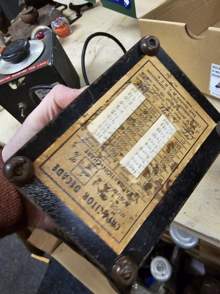 Vintage Cornell-Dubilier Decade Capacitor Model CDA 5