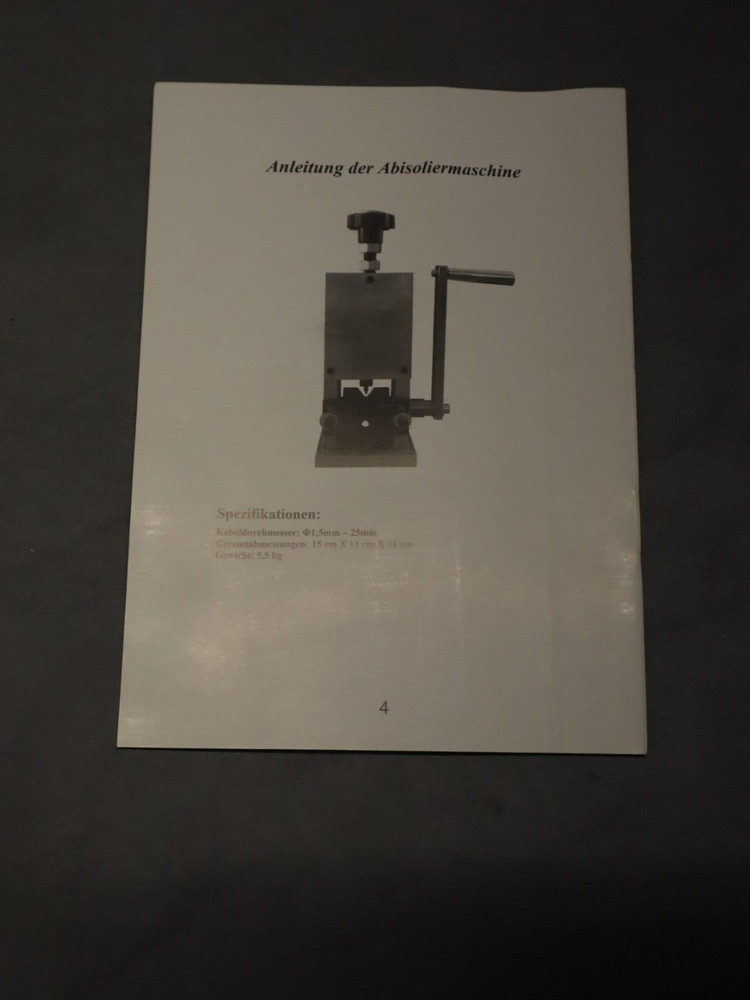 Manual Scrap Wire Stripper Wire Stripping Machine for Recycling