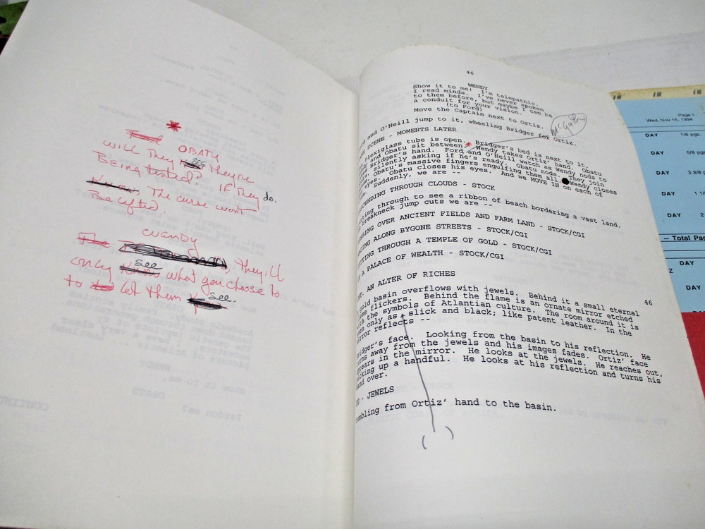 Original 1994 SEAQUEST DSV First Draft Script w/ Notes LOSTLAND # S2/E12 CM6074