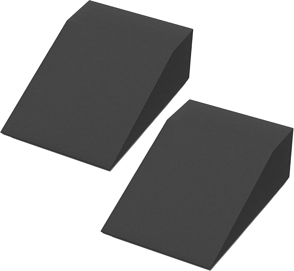 2 Pack Squat Wedge Blocks,Non Slip Professional Squat Ramp for Heel Elevated Squ