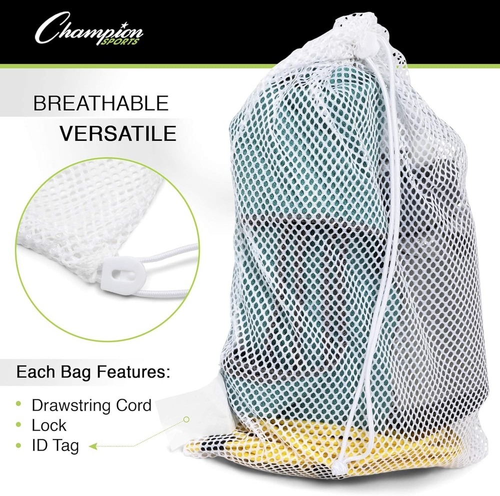Heavy-Duty Nylon Mesh Bag with Adjustable Drawstring: Versatile Storage Solution