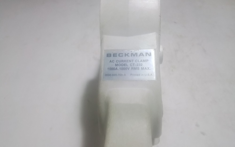 Beckman AC Current Clamp Model No CT-232 (VT13)