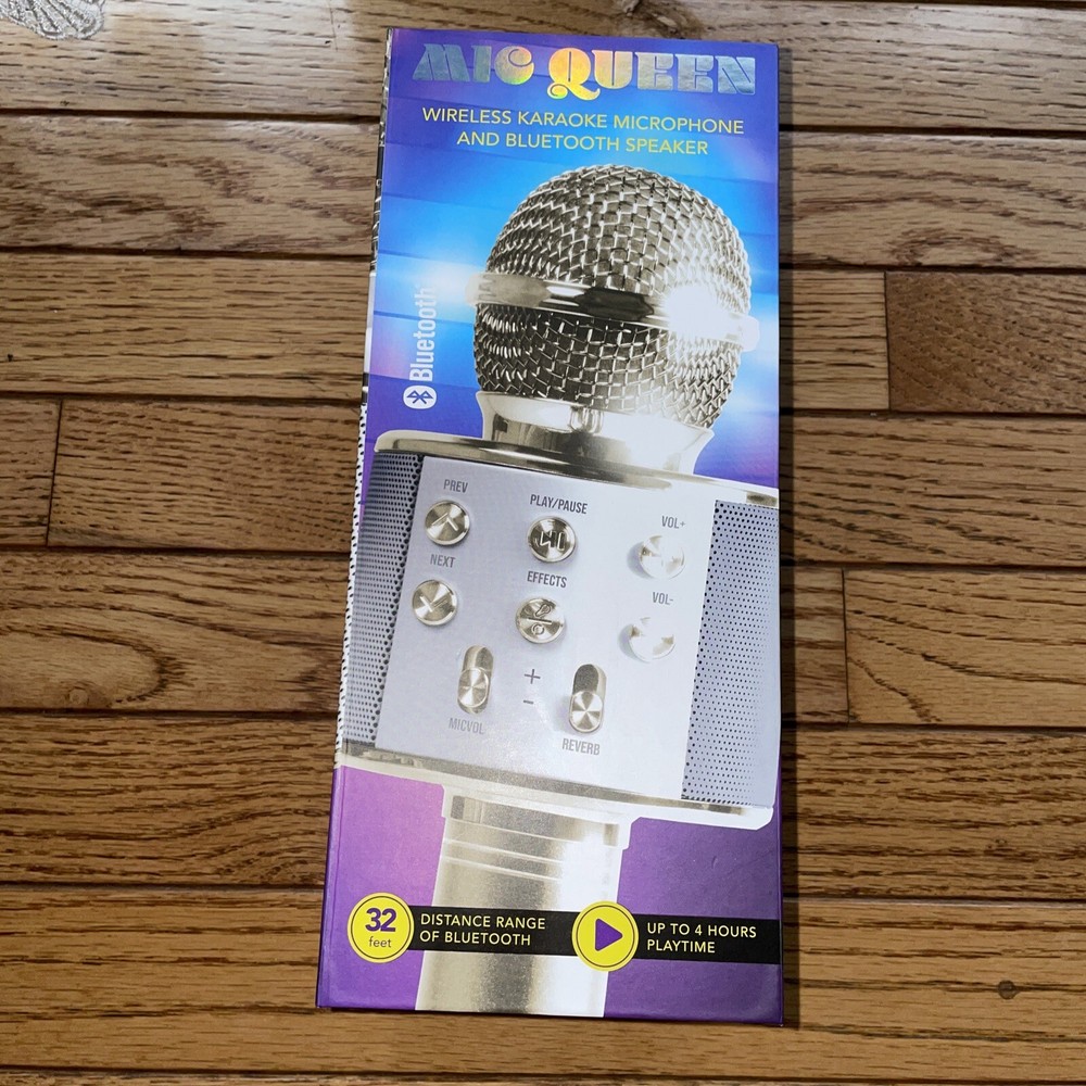 i joy Mic Queen wireless karaoke microphone and Bluetooth speaker