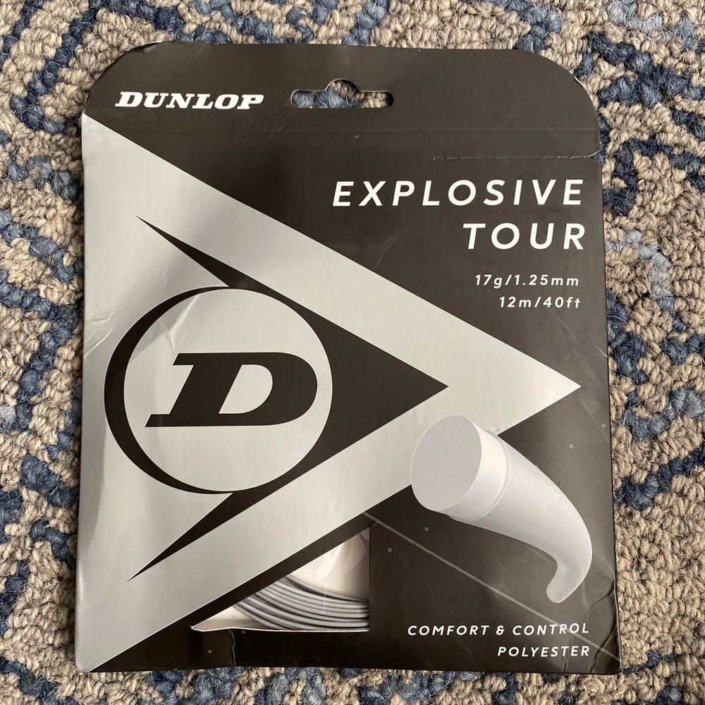 Dunlop Explosive Tour 17g Silver Tennis String Set