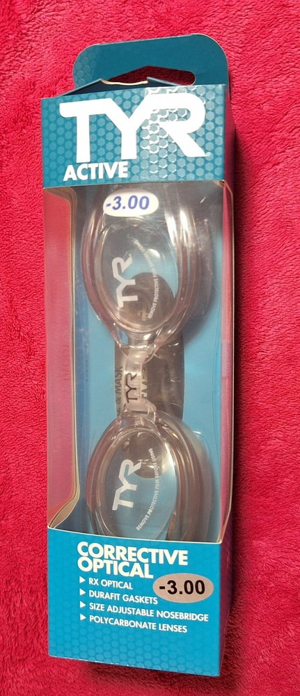 TYR Active Corrective RX Optical Goggle (Smoke, Size-3.0)