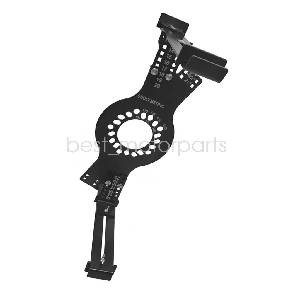 14-22 Inch 5-Lug Wheel Fitment Simulator Tool Tire Size Mockup