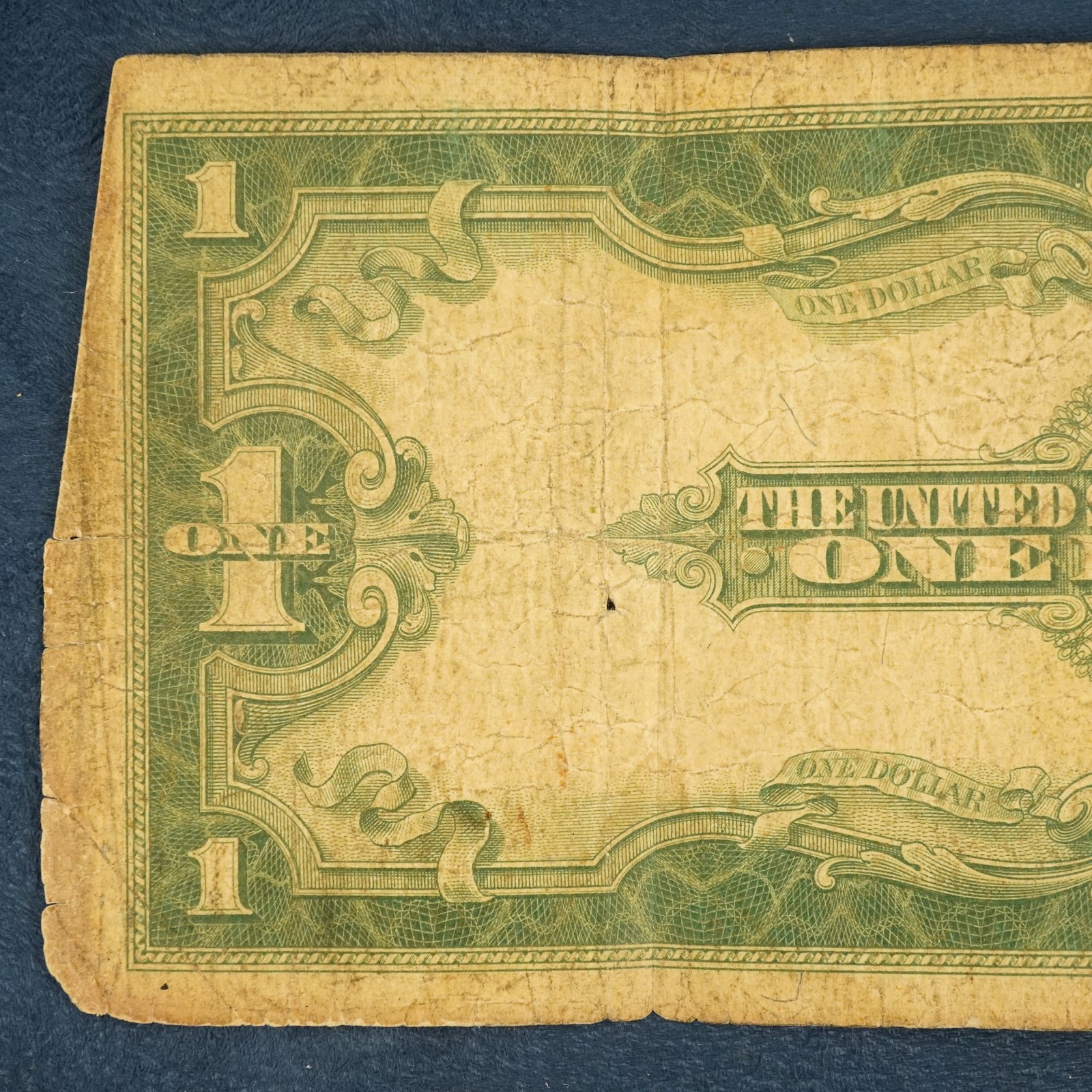 1923 Large Size $1 Silver Certificate- Free Shipping USA