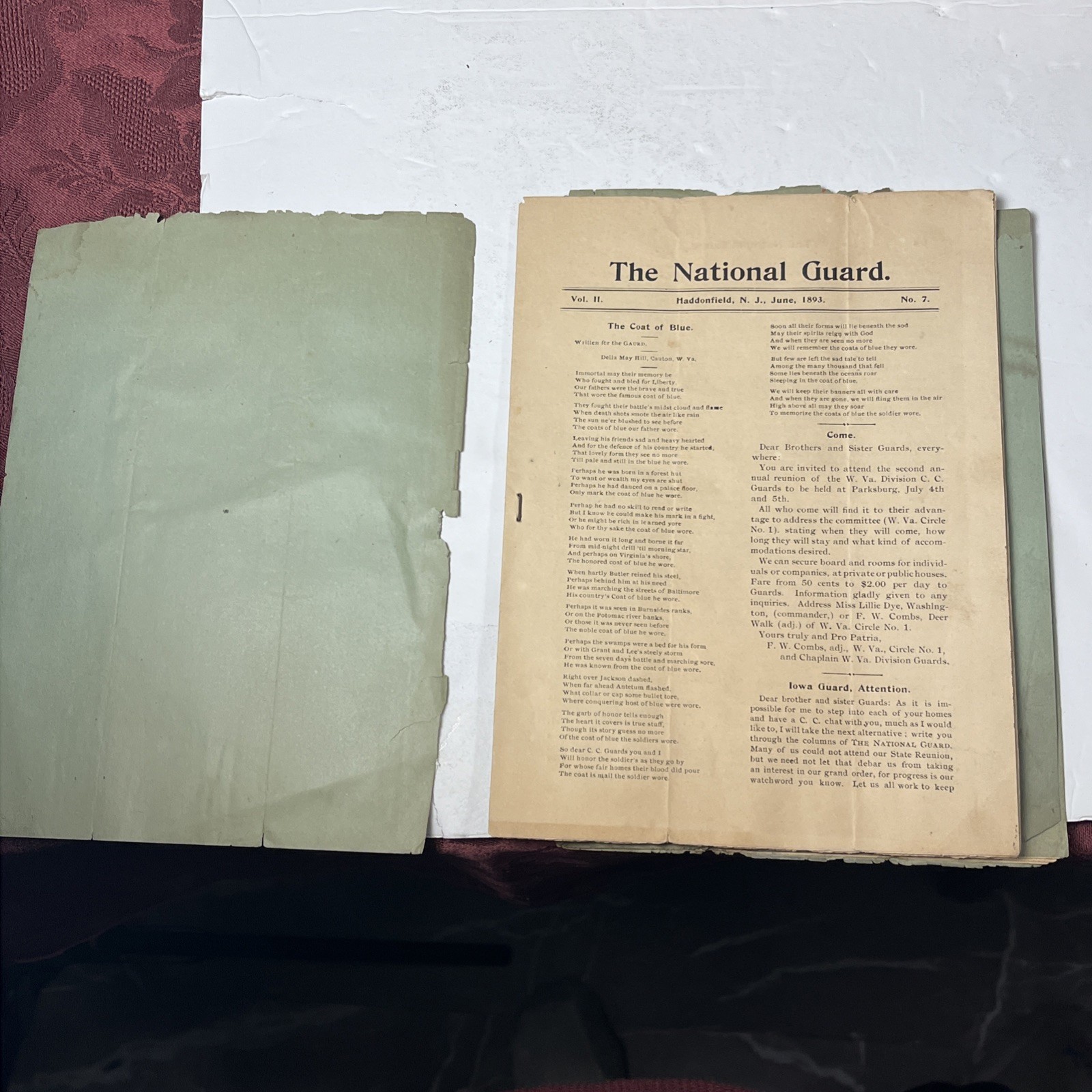 1898 Manual of Guard Duty, United States Army - See Pictures*