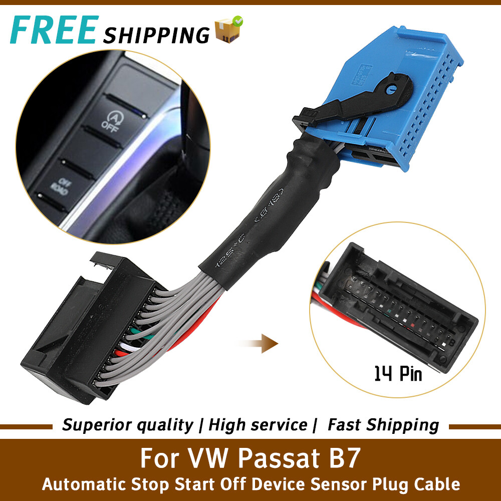 Automatic Start Stop Eliminator Connector Cable With Tool For VW Passat B7