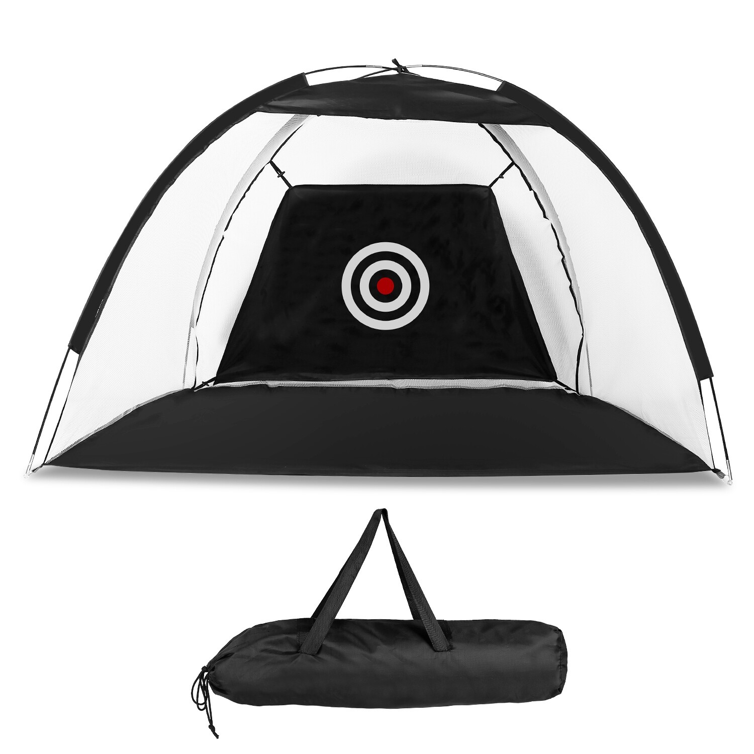 Golf Practice Net Golf Hitting Aid Training Chipping w/ Target Backyard Outdoor