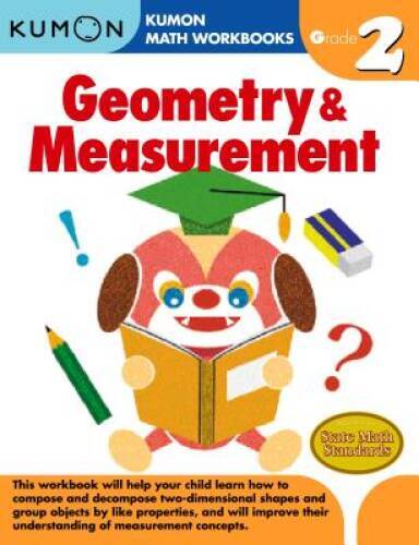 Geometry & Measurement Grade 2 (Kumon Math Workbooks) - Paperback - GOOD