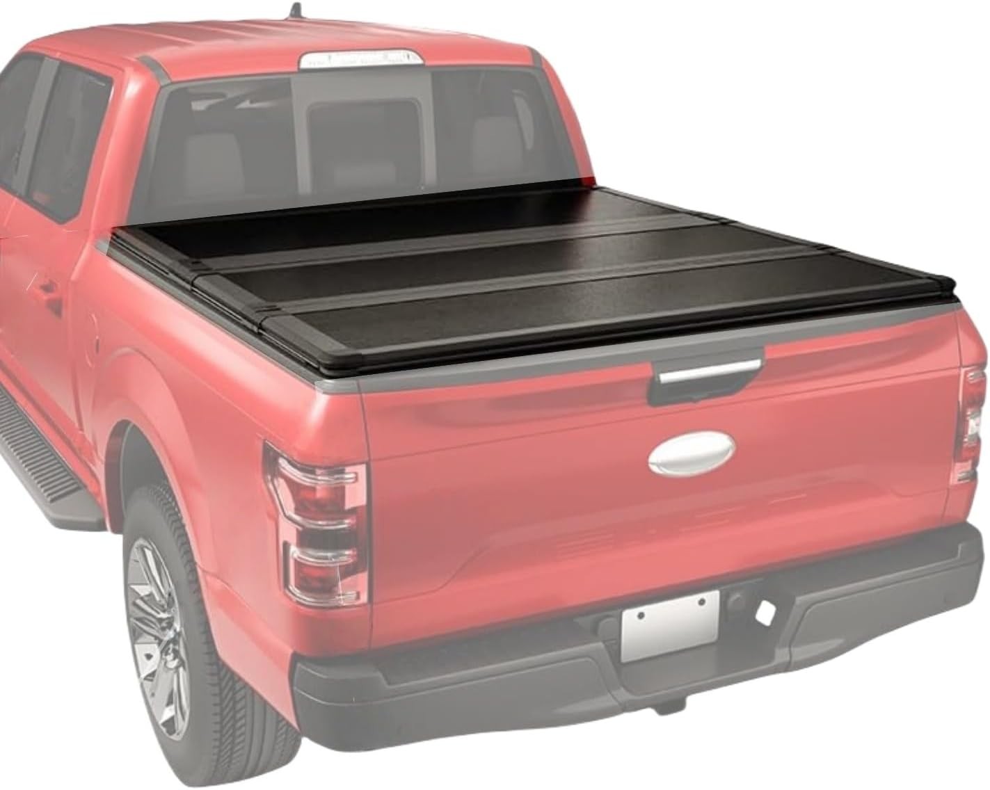 4.6FT 3-Fold Hard Tonneau Cover w/ Light for Ford Maverick 2022-2025 Truck Bed