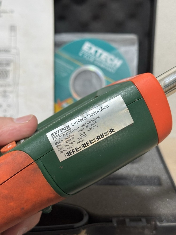 Extech HD500 Infrared Thermometer & Psychrometer untested Read