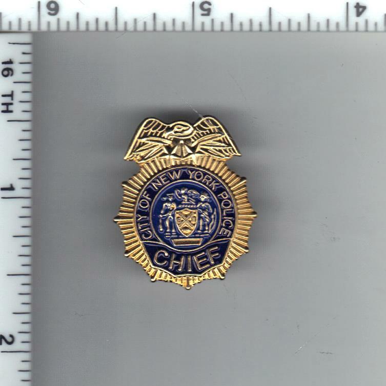 Police Chief's Novelty Lapel Pin