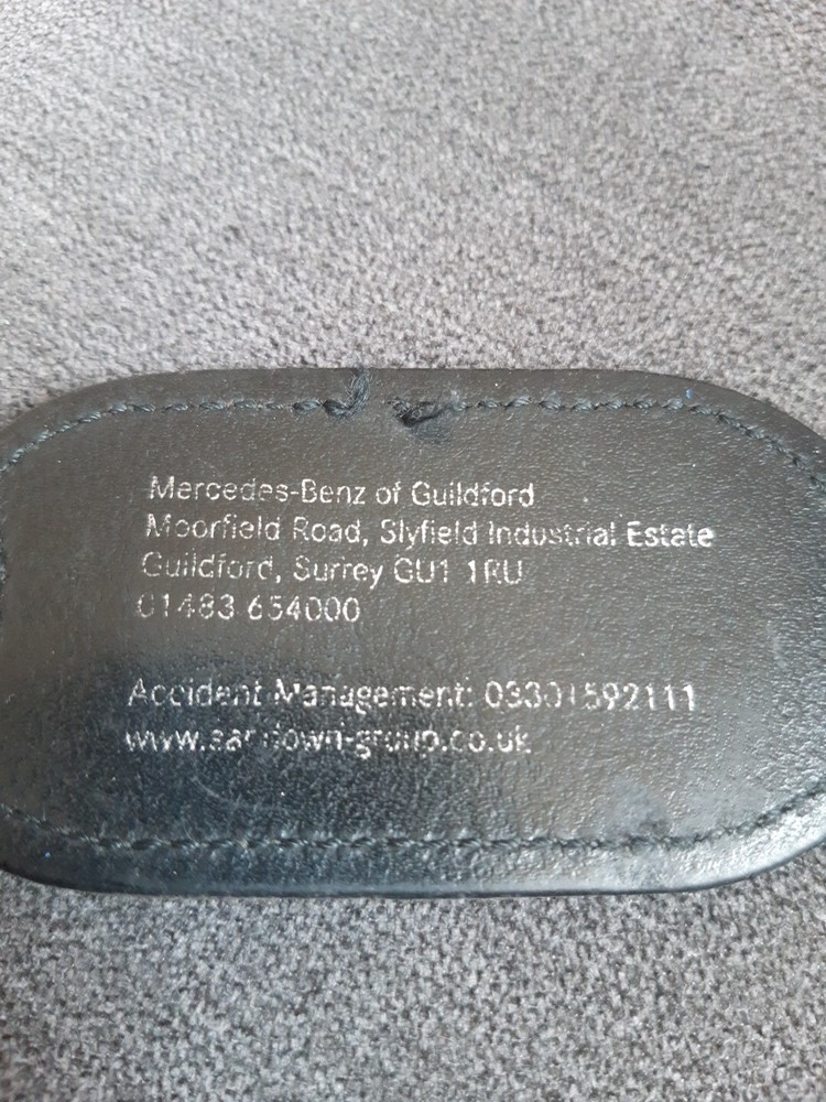 Genuine Mercedes Guildford leather Keyring