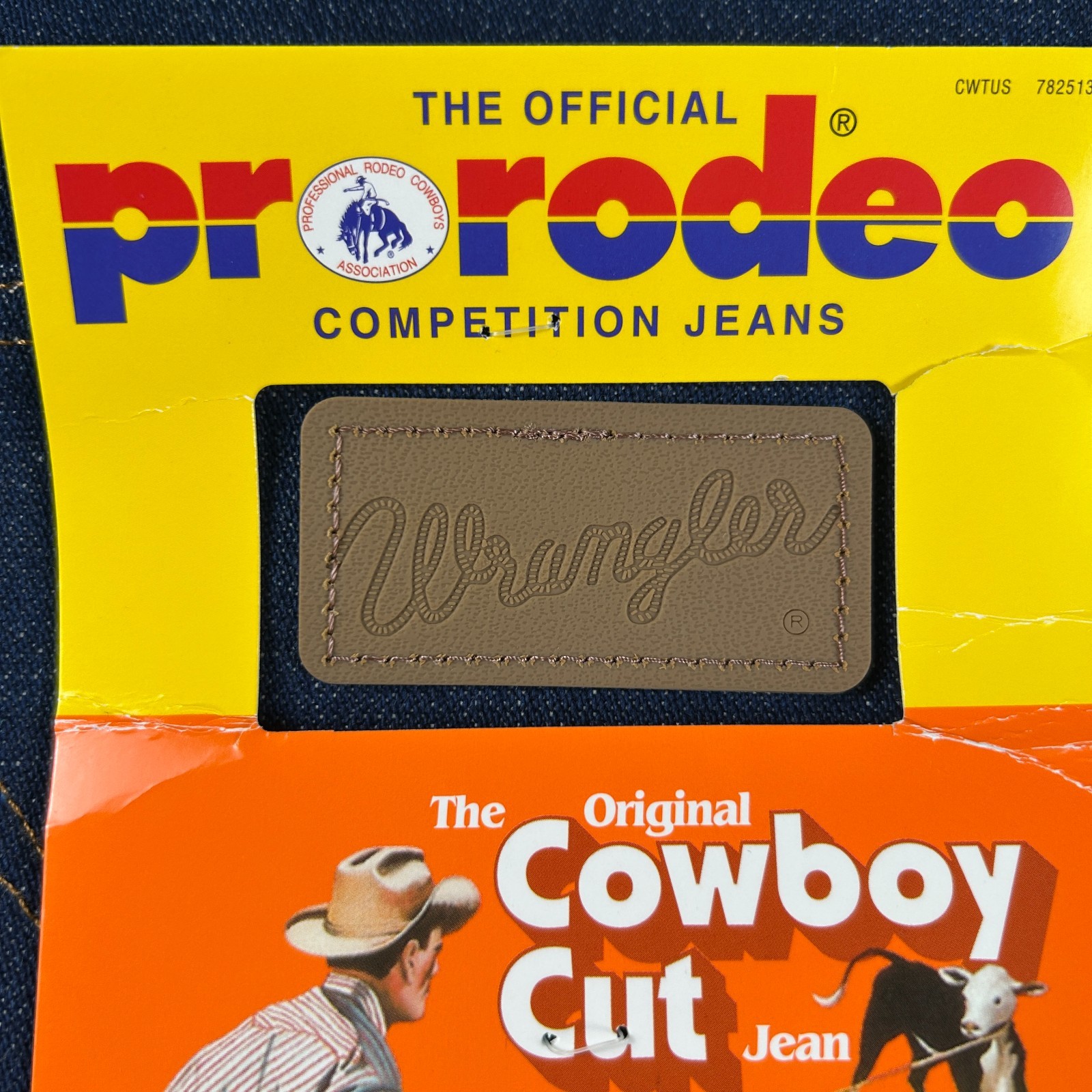 Wrangler Jeans Mens Cowboy Cut 13MWZ Pro Rodeo Rigid Indigo Denim Original Fit