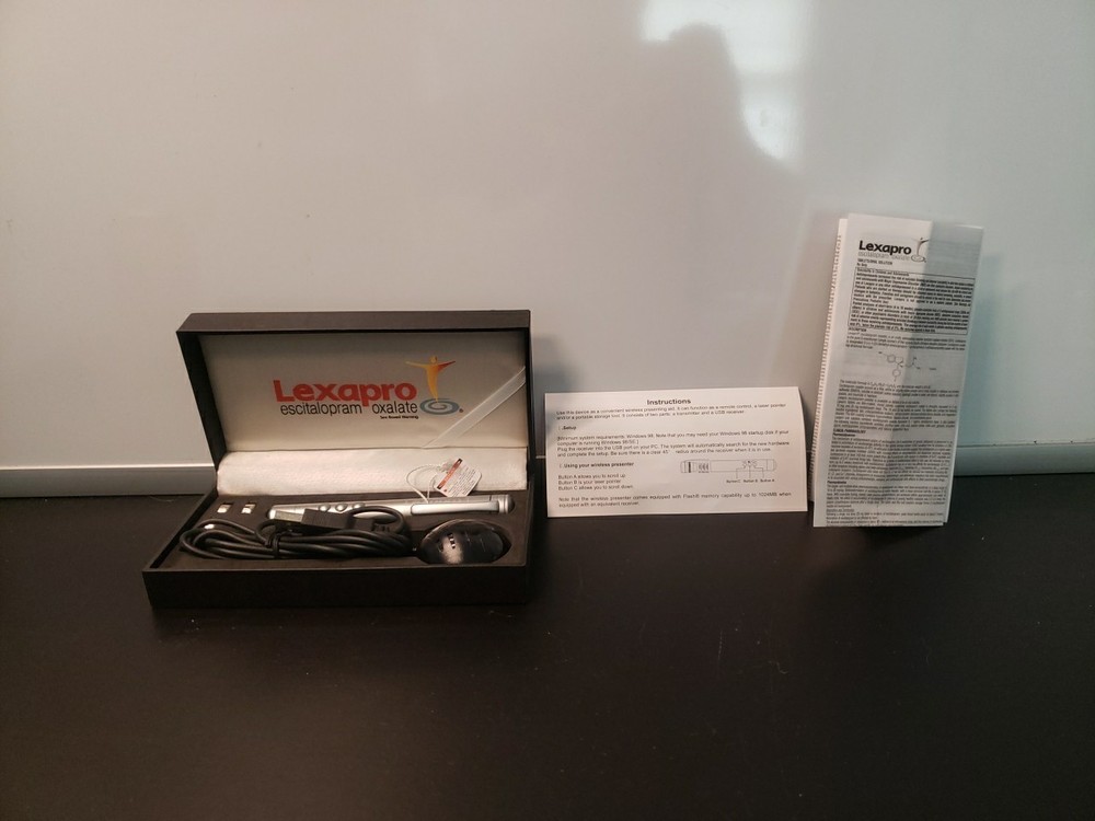 Lexapro Wireless Presenter And Laser Pointer With USB Receiver READ description