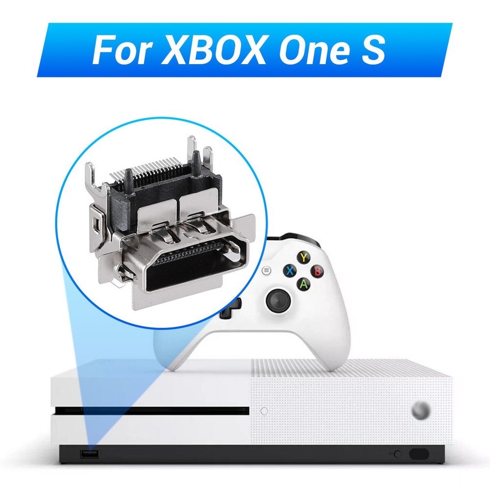 HDMI Port Connector Replacement Socket for Microsoft Xbox One S Game Console