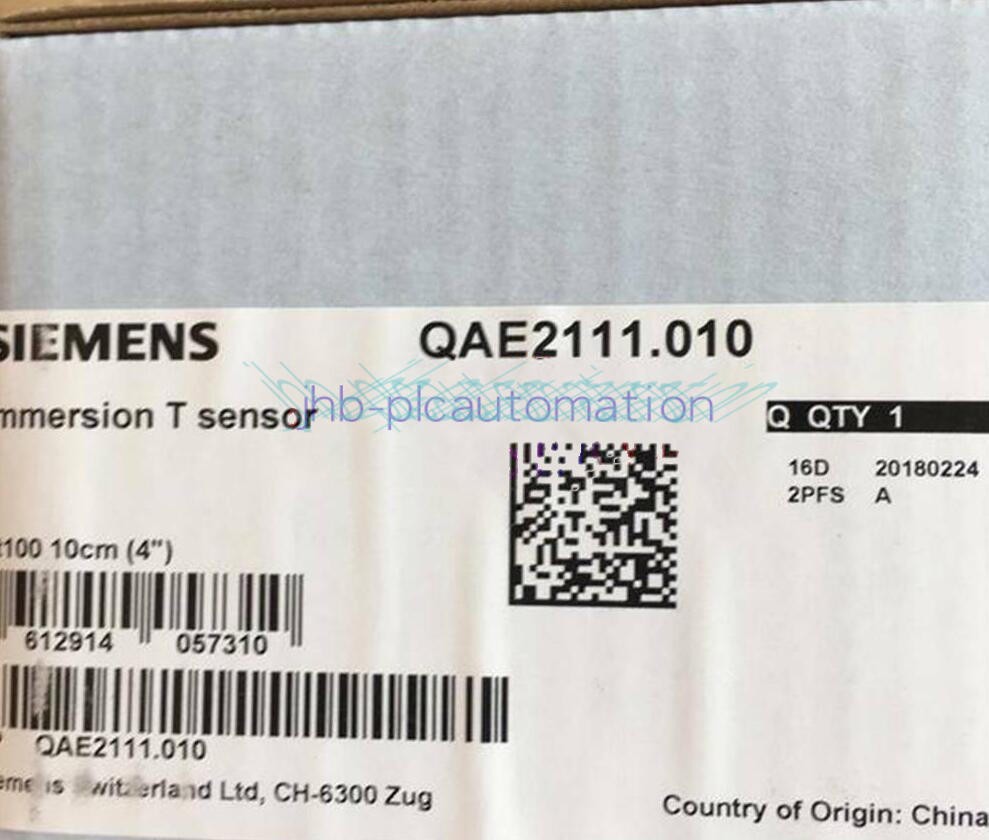 1PCS SIEMENS QAE2111.010 Immersion Temperature Sensor NEW