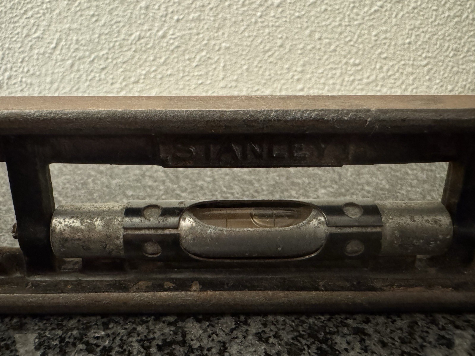 Vintage Stanley No. 36G 9” Level Cast Iron