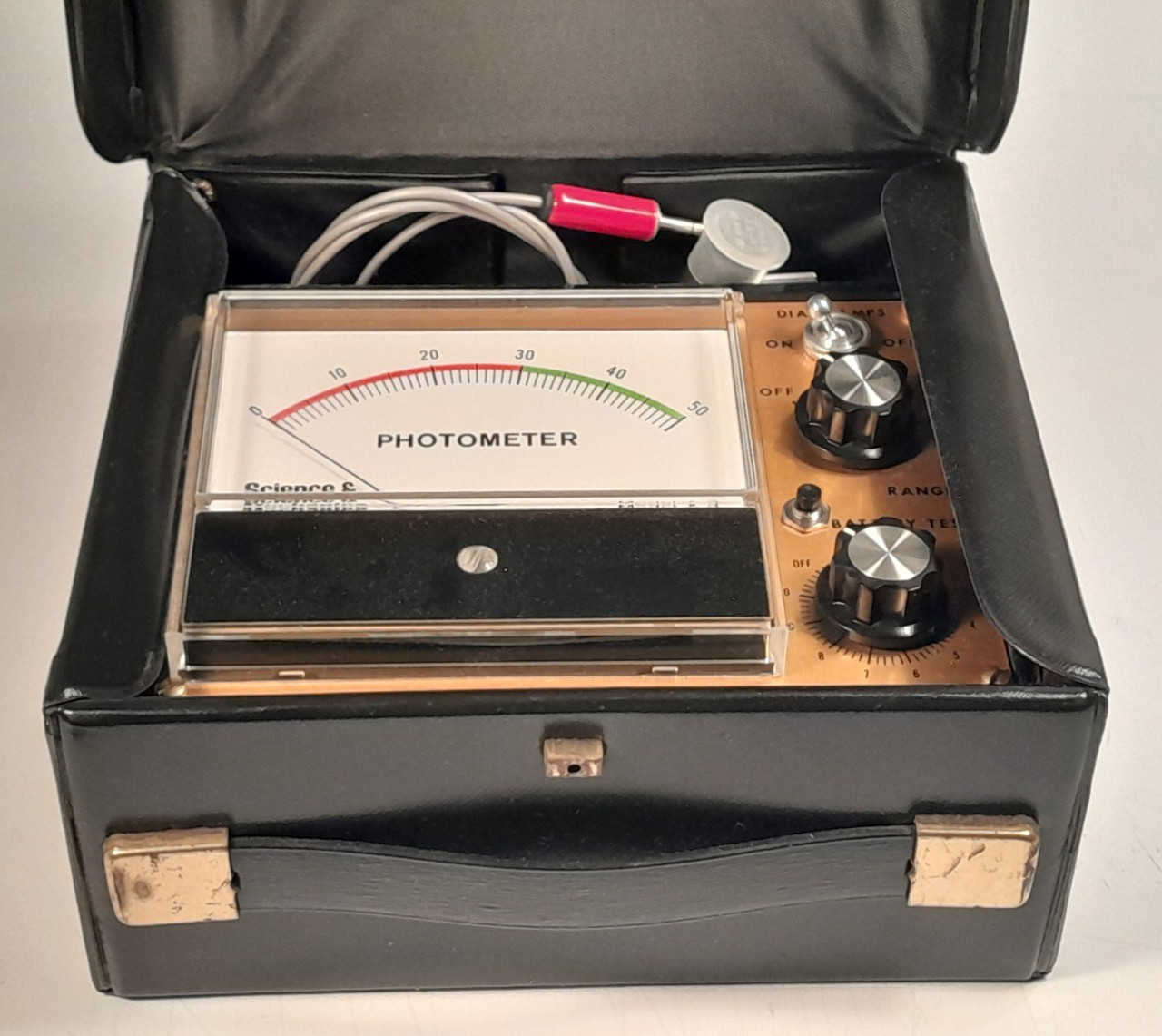 Vintage Science & Mechanics Photometer Model A-3 Analogic with Sensor Darkroom