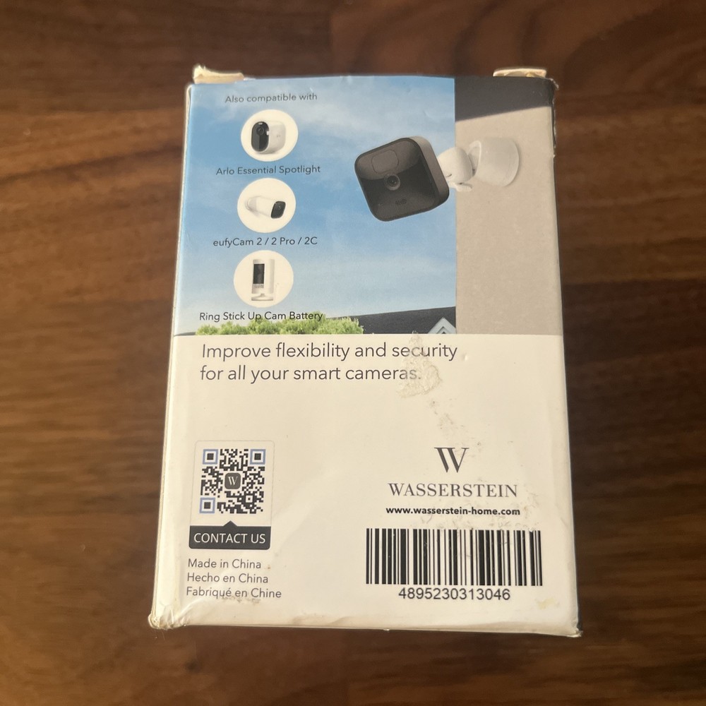 Wasserstein - Universal Security Camera Mount for Blink, Ring, Arlo, Eufy Cam...