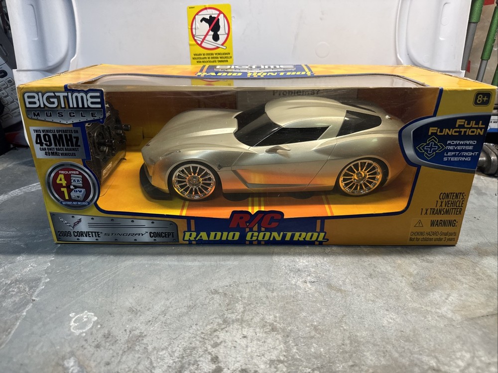 Jada Remote Control 2009 Corvette Stingray Concept Open Box