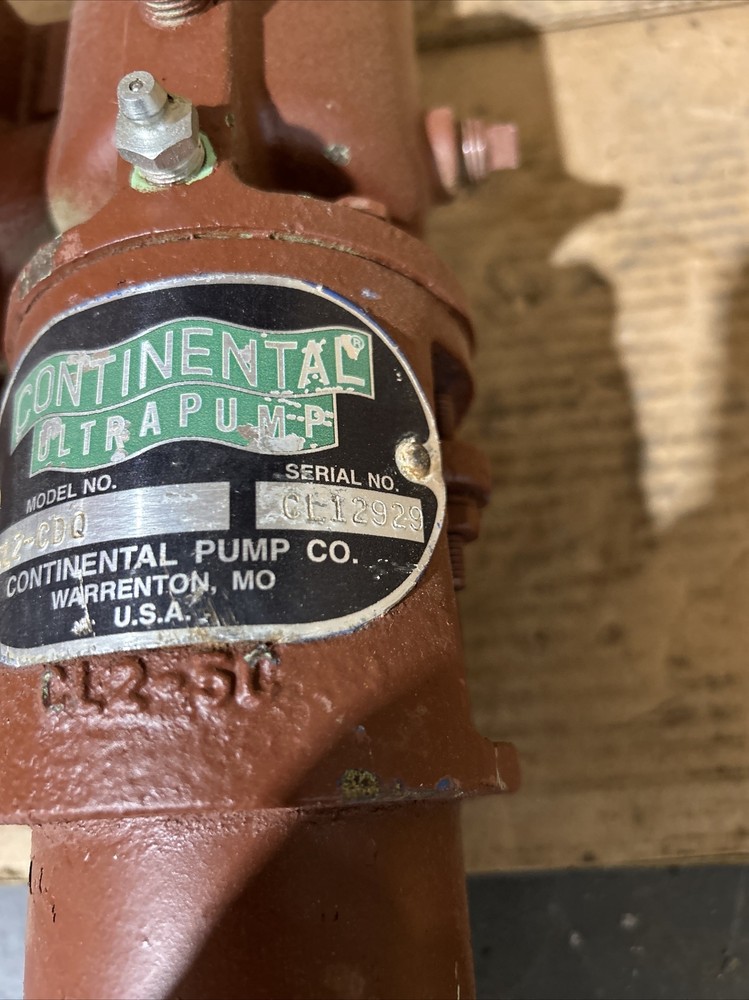 CONTINENTAL 2CL2-CDQ STAINLESS CAVITY PUMP 1" (WP5)