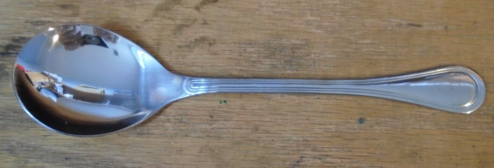 Set of 6 Thunder Group SLBF105 9 3/4" Solid Serving Spoon MINT Condition