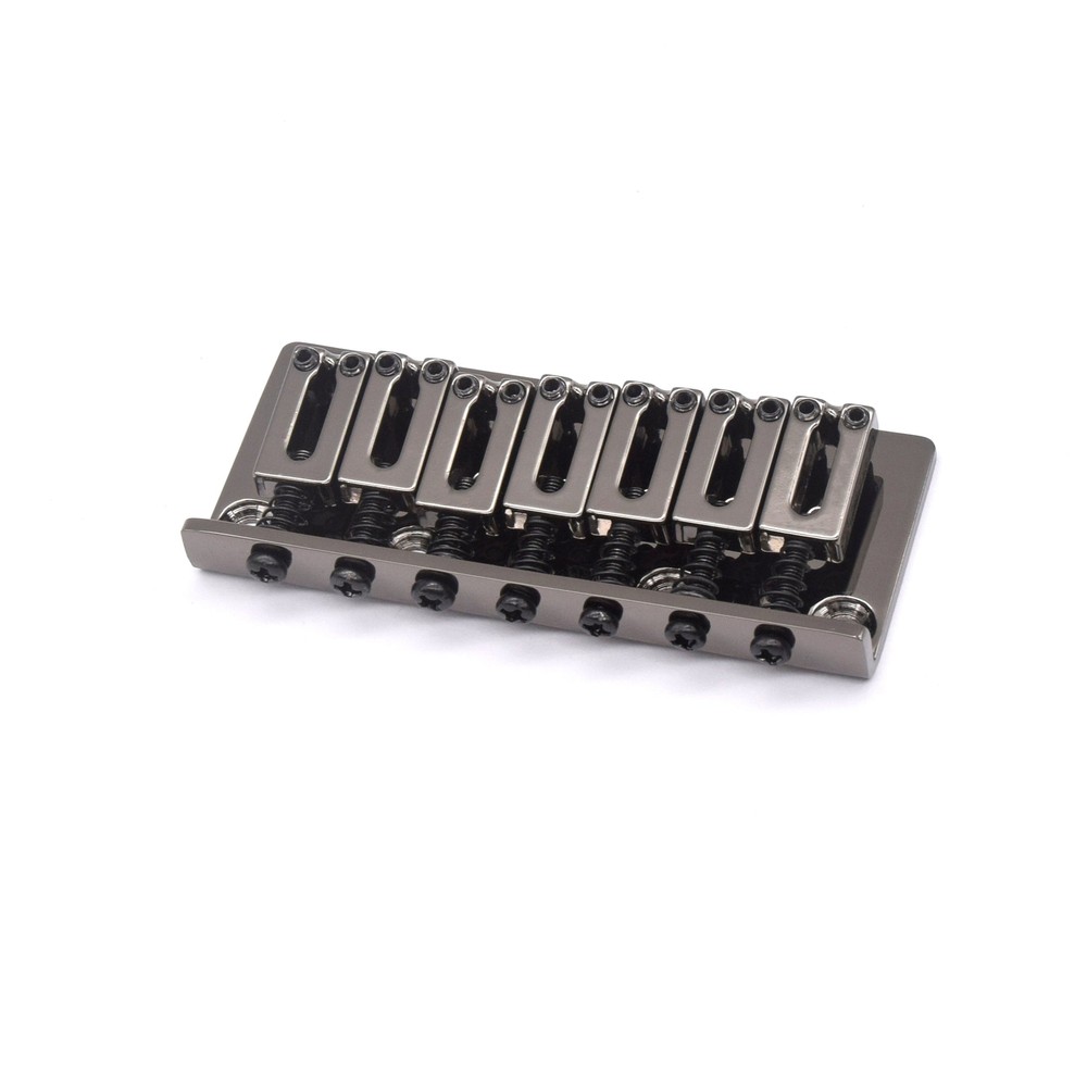 KD By AxLabs 7-String Hardtail Bridge - 10.5 mm Spacing - Black Nickel