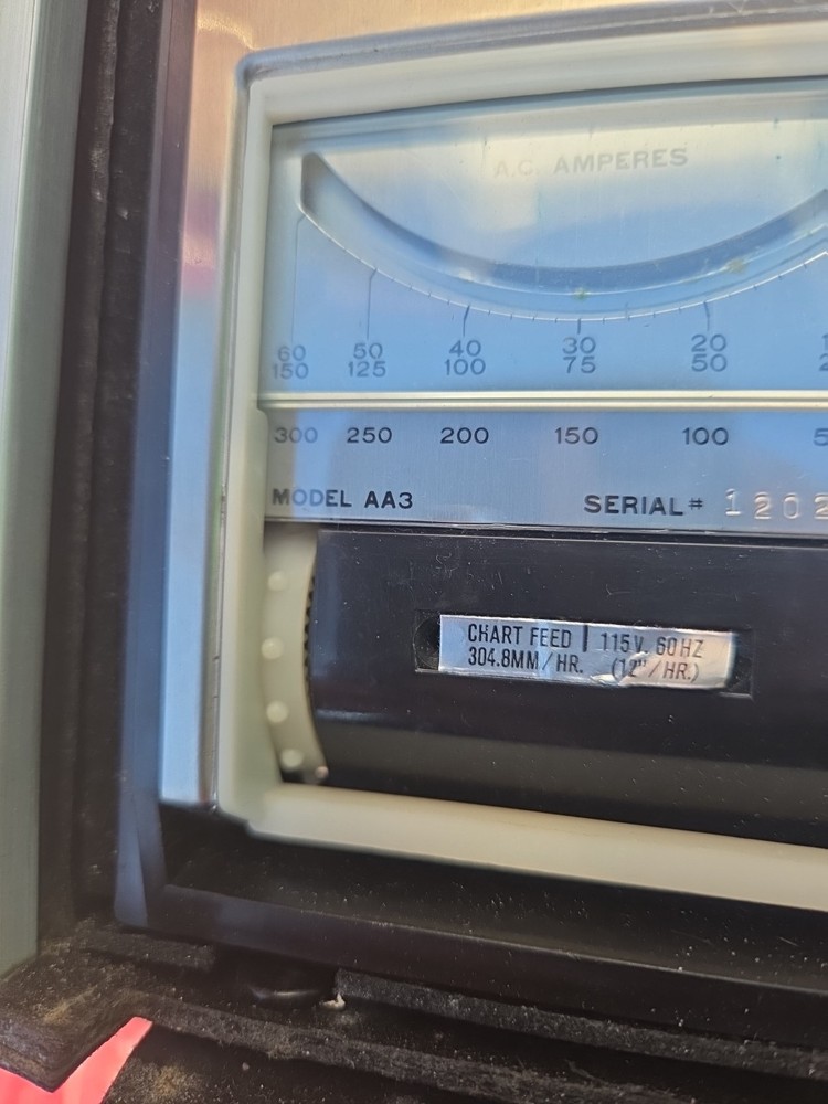 AMPROBE MODEL AA3 AC ELECTRIC CURRENT RECORDER UNTESTED SEE PHOTO DESCRIPTION