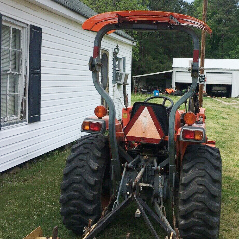Sun Shield Tuff Top Tractor Canopy for ROPS 48-3/8 x 48-3/8 Orange