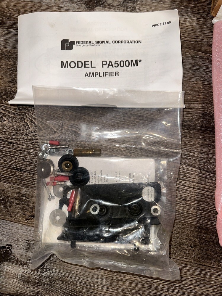 Federal Signal Electronic Model PM500M* Amplifier