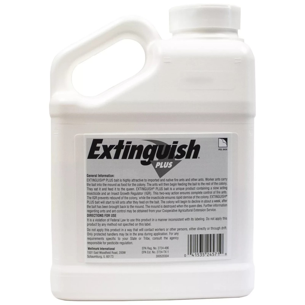 Extinguish Plus Fire Ant Baiting Granules 4.5 lb Controls Eliminates Fire Ants