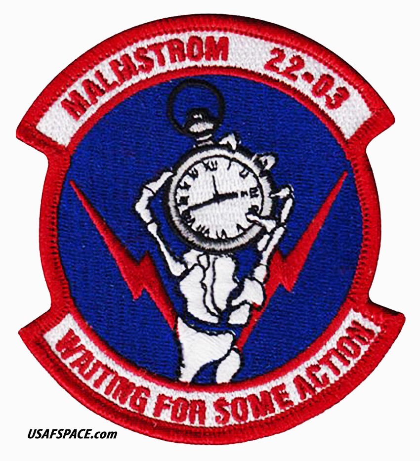 USAF 532ND TRAINING SQ-MALMSTROM CLASS 2022-3- ICBM INITIAL SKILL-ORIGINAL PATCH