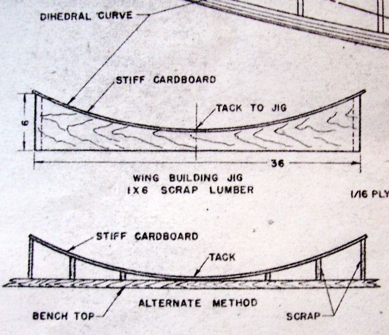 Air Trails SWAYBACK PLAN + CONSTRUCTION ARTICLE for 36" 1/2A FF Model Airplane