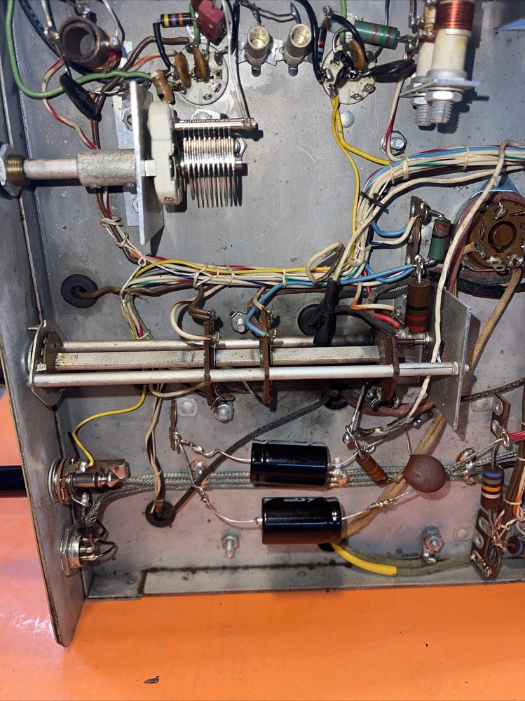 Globe Scout Deluxe Transmitter Rough Shape Works Not Pretty But Rare Switch Burn