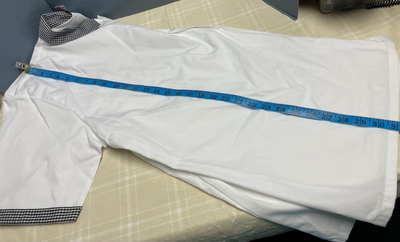 Uncommon Threads Kitchen Chef Shirt White With Black & White Collar/Cuff 2XL