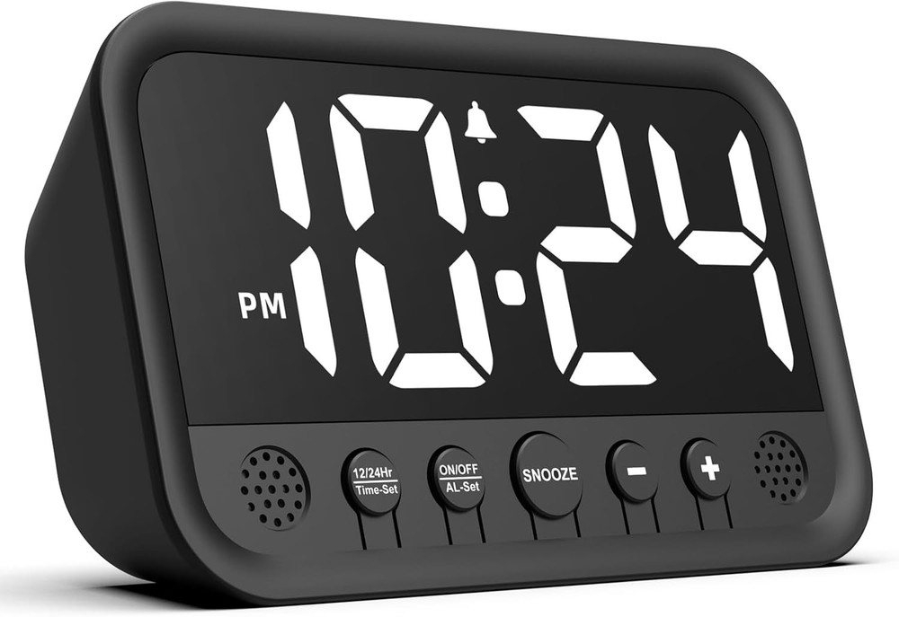 Super Extremely Extra Loud Alarm Clock for Very Heavy Sleeper Battery Backup NEW