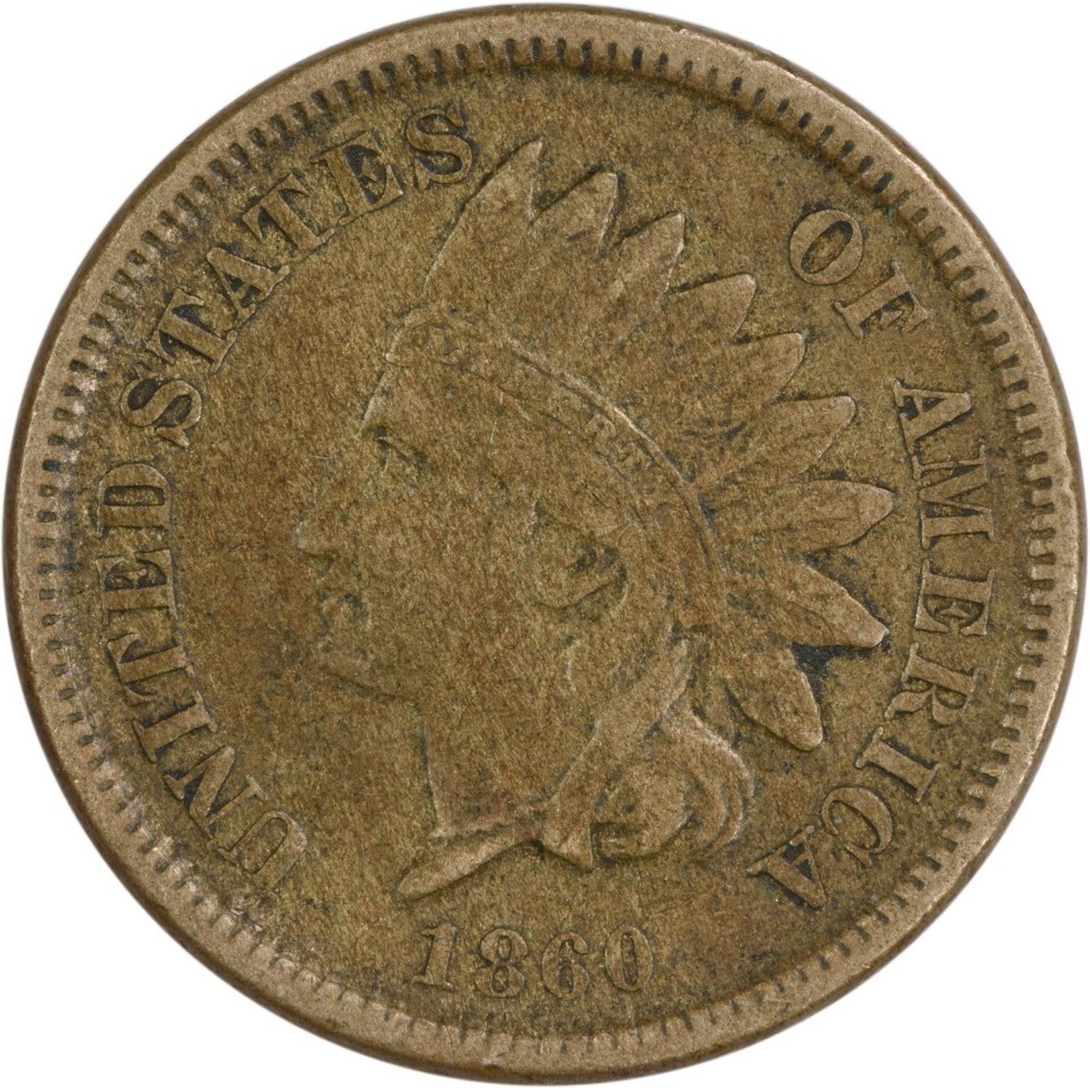 1860 Indian Cent VF Uncertified #935