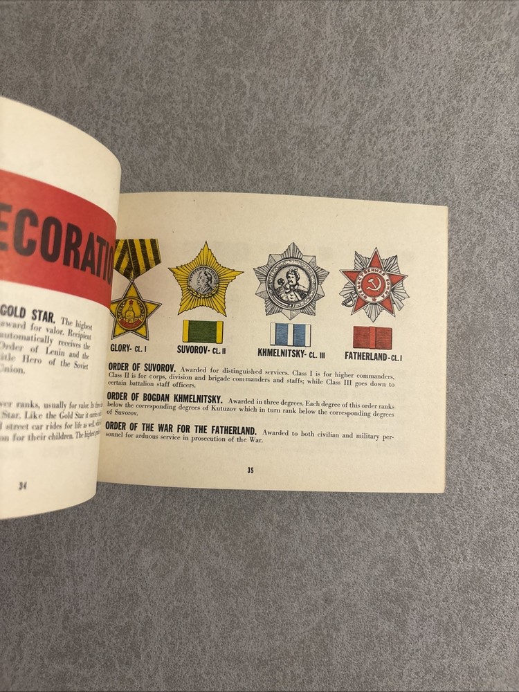 Our Red Army Ally 4”x6” Small Book