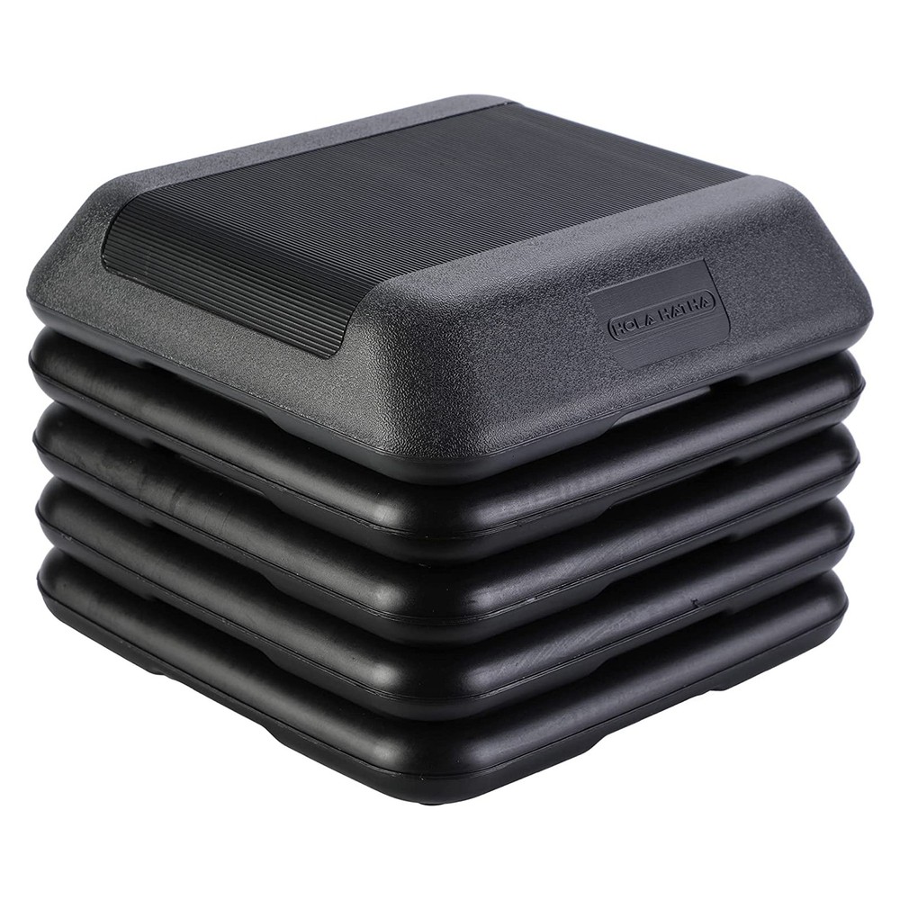 HolaHatha Aerobic High Step Platform with Risers (Open Box)