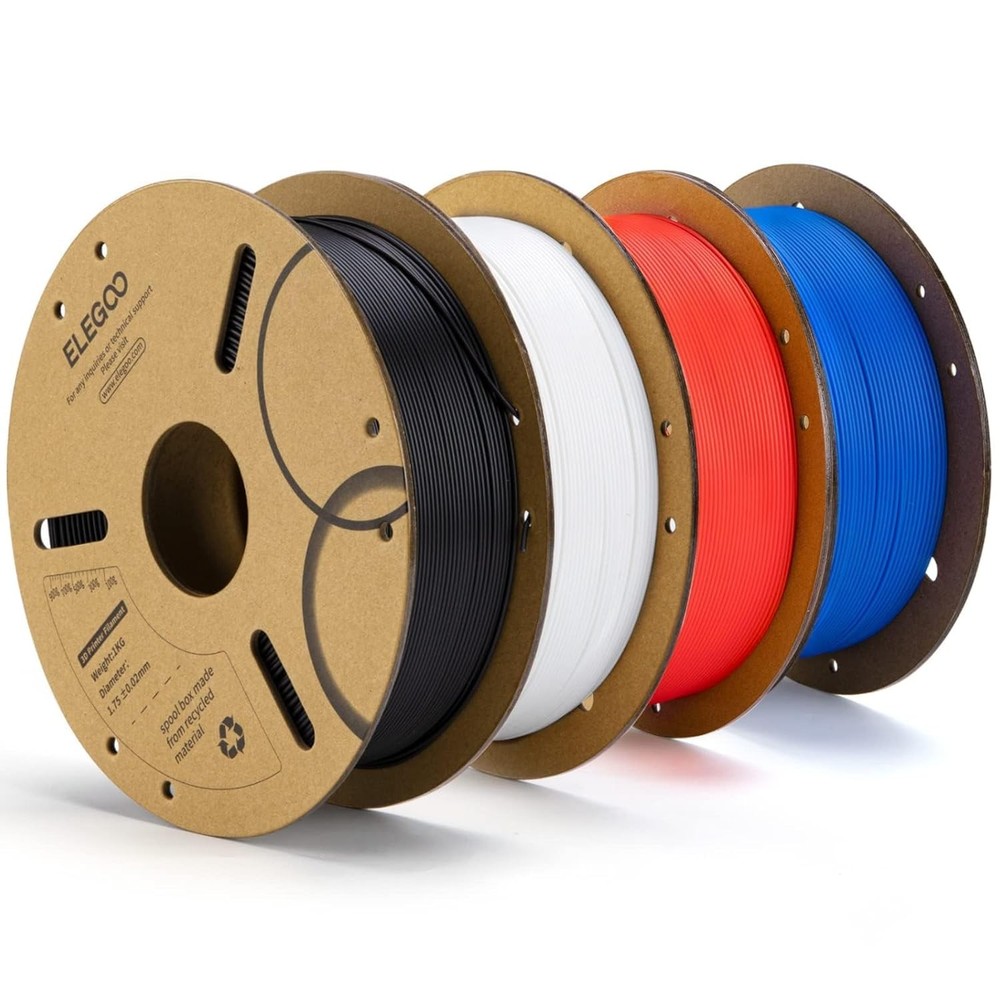 ELEGOO PLA 3D Printer Filament 1.75mm 4KG Bundle