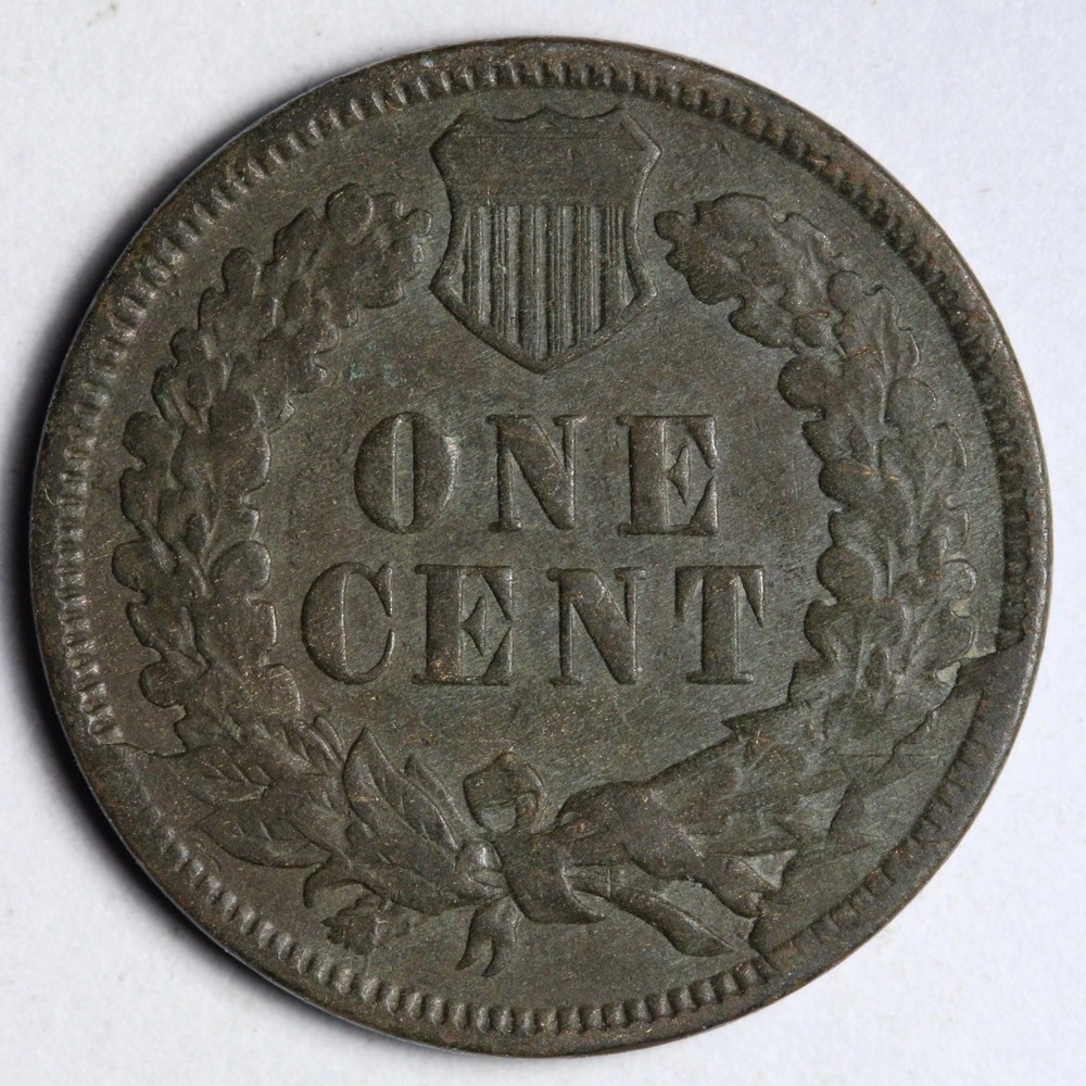 1905 Indian Head Cent Penny REVERSE CUD ERROR RARE! E230 AUC