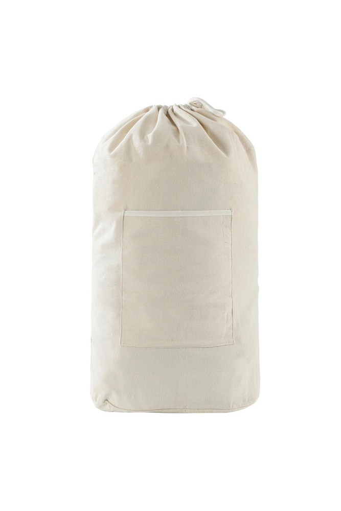 Canvas Laundry bag, Washable Laundry backpack, Adjustable Straps, Large Front...